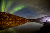 Aurora reflected - Dawson